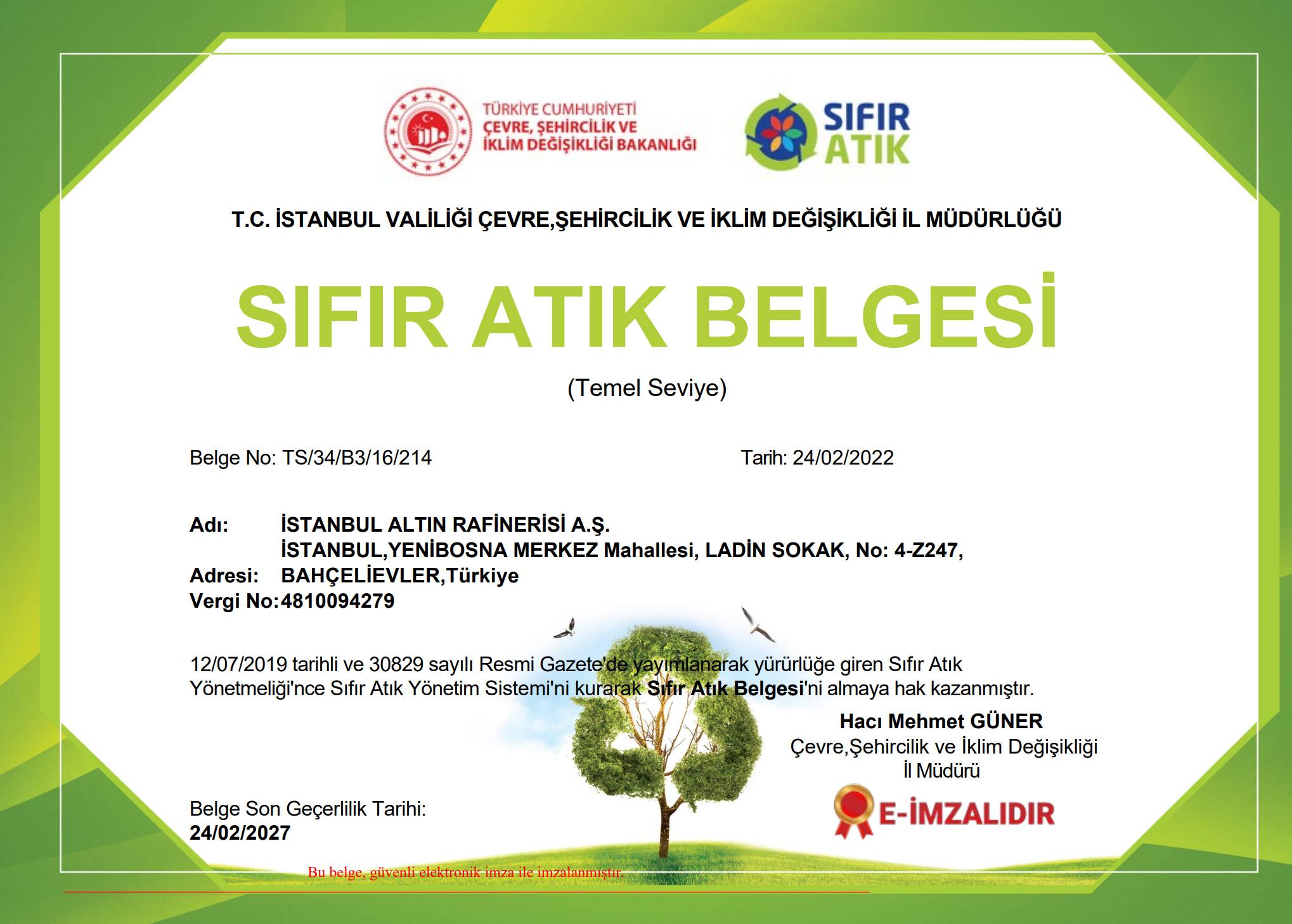 ÇEVRE POLİTİKAMIZ