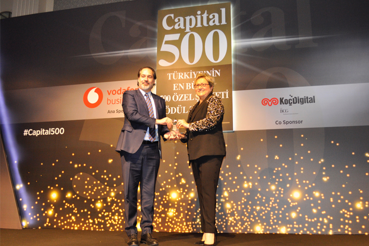 Capital 500’de Gram Altın, Türkiye’nin cirosunu en fazla artıran 3. şirketi oldu.